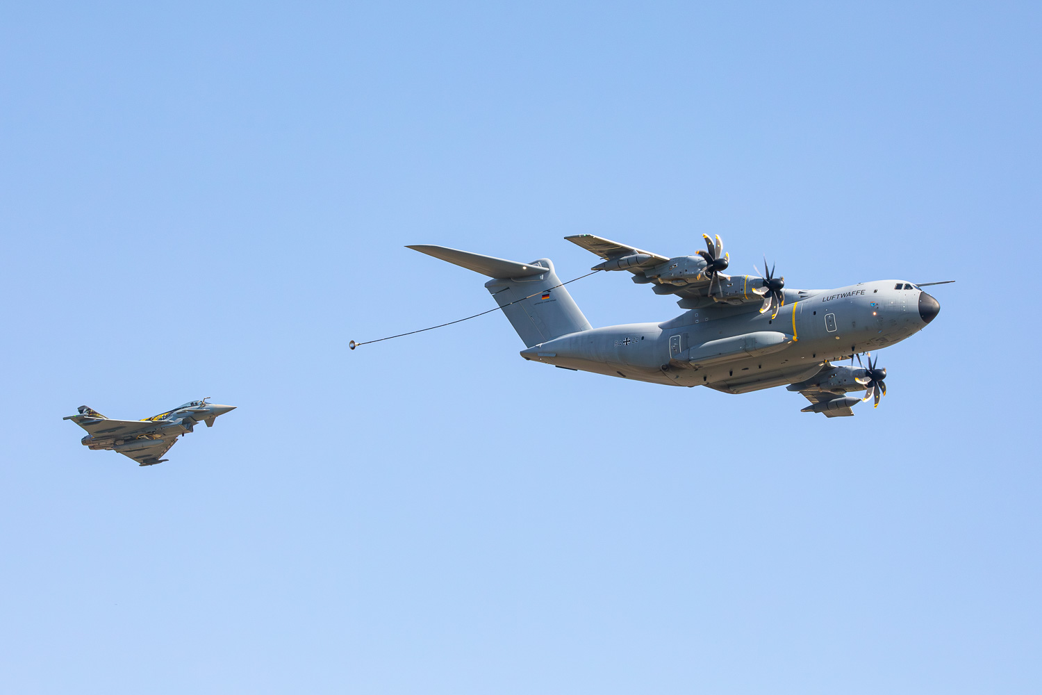 A400M und Eurofighter Typhoon auf der Airshow Gelnhausen 2026
